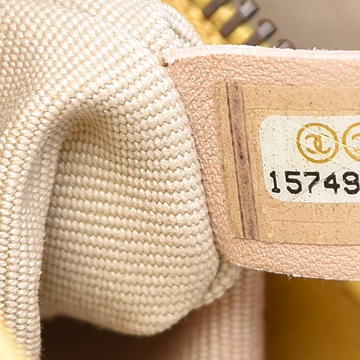 Glazed Calfskin Quilted Mademoiselle Bowling Tote Yellow