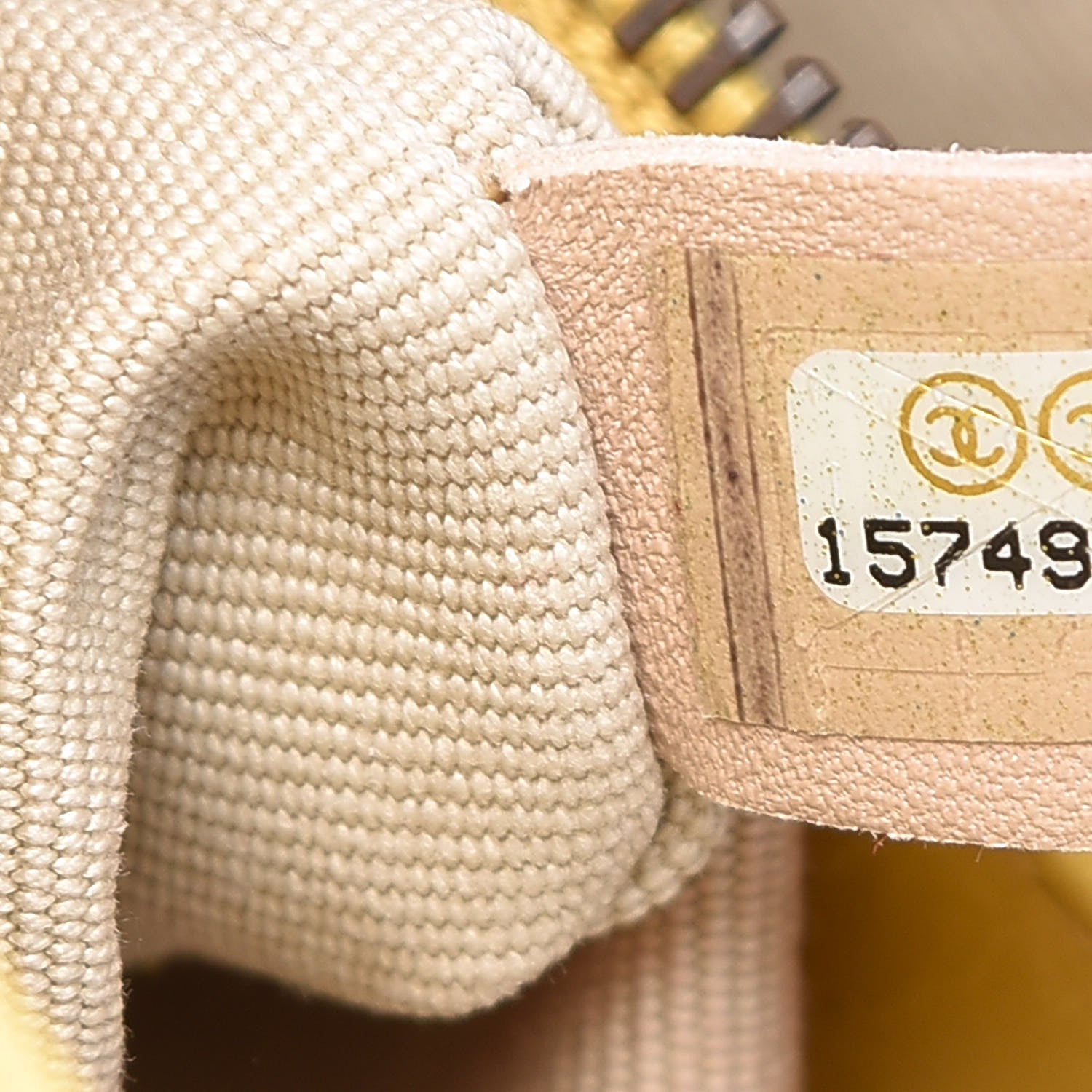 Chanel Glazed Calfskin Quilted Mademoiselle Bowling Tote Yellow 7 of 22