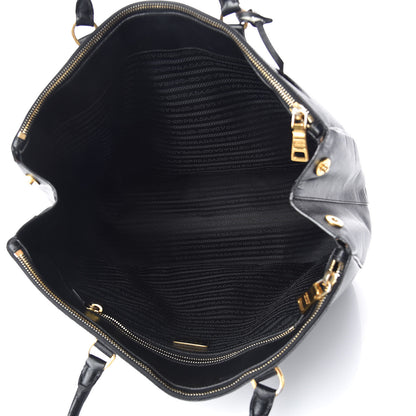 Prada Saffiano Lux Extra Large Galleria Double Zip Tote Black 5 of 16