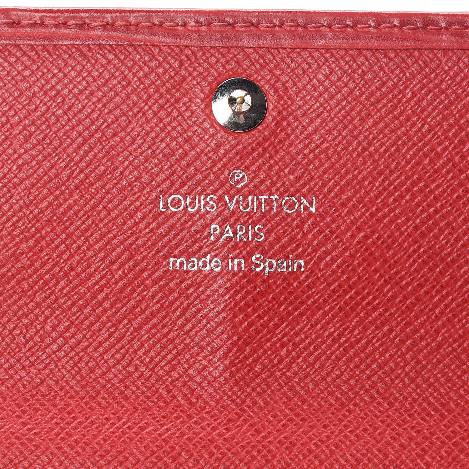 Louis Vuitton Epi Sarah Wallet Rubis 6 of 15