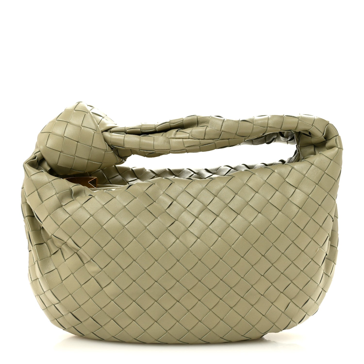 Bottega Veneta Nappa Intrecciato Teen Jodie Hobo Travertine 1 of 11