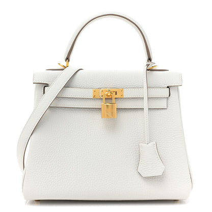 Hermes Togo Kelly Retourne 25 Gris Pale 1 of 9