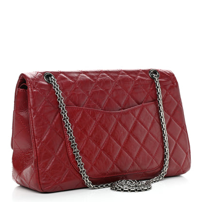 Chanel Aged Calfskin Quilted 2.55 Reissue 227 Flap Red 3 of 14