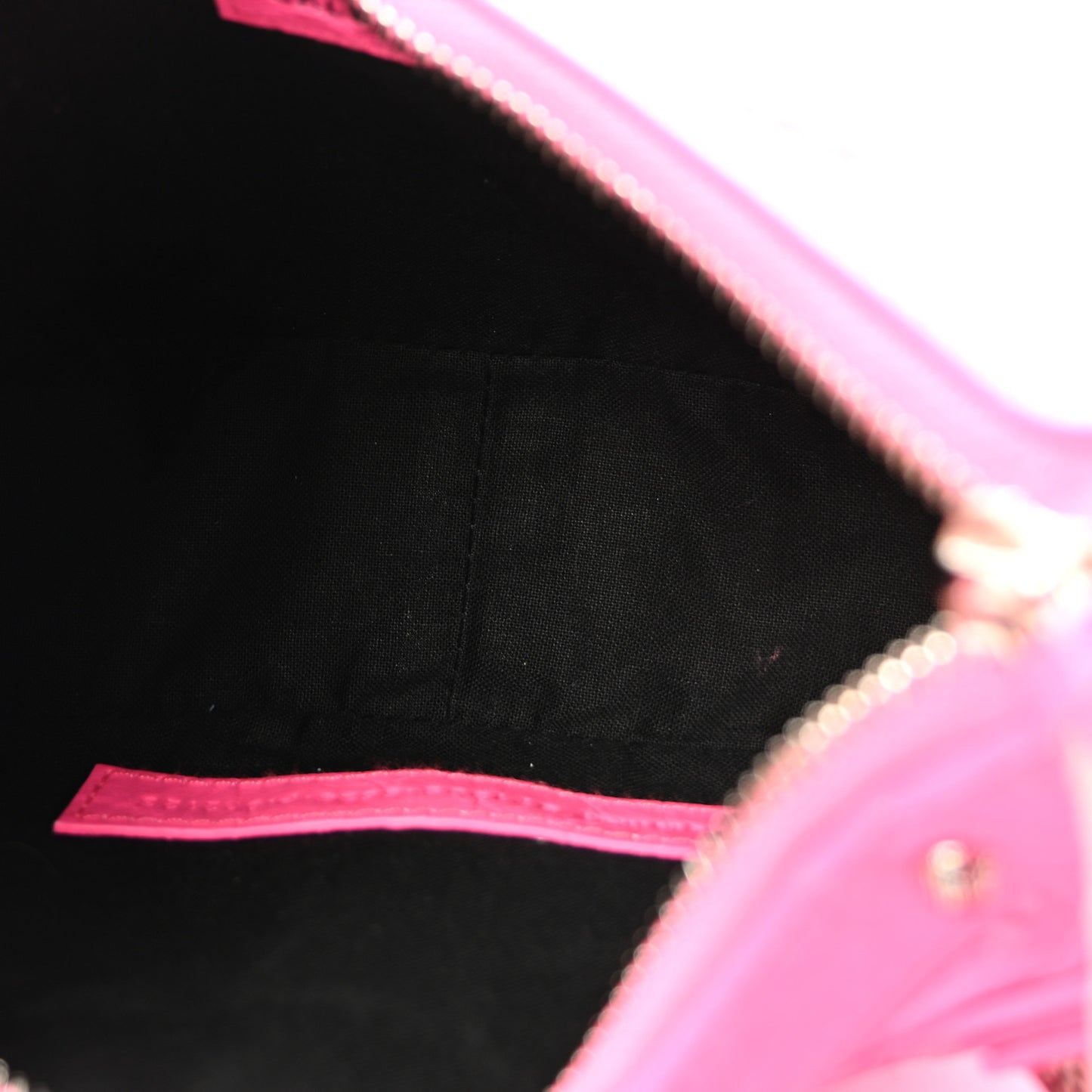 Agneau Arena Le Cagole Shoulder Bag XS Hot Pink Hot Pink