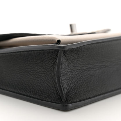 Louis Vuitton Soft Calfskin Snakeskin My Lockme Chain Pochette Black 8 of 10