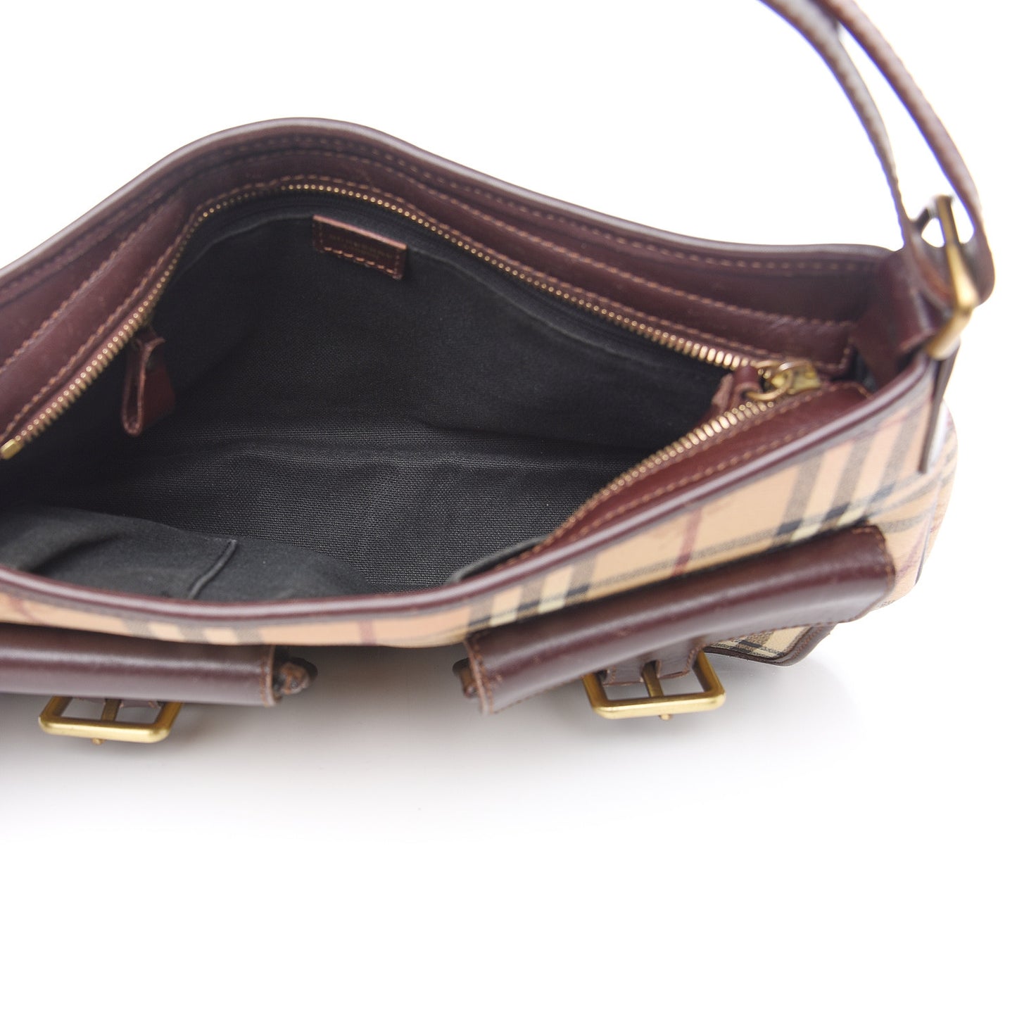 Haymarket Check Shoulder Bag Brown