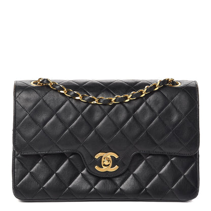 Chanel Lambskin Quilted Small Double Flap Black 1 of 20