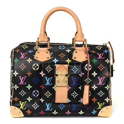 Louis Vuitton Monogram Multicolor Speedy 30 Black 1 of 21