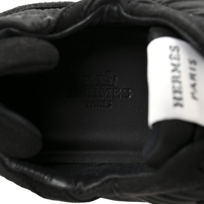 Hermes Nylon Jet Sneakers 38 Black 8 of 9