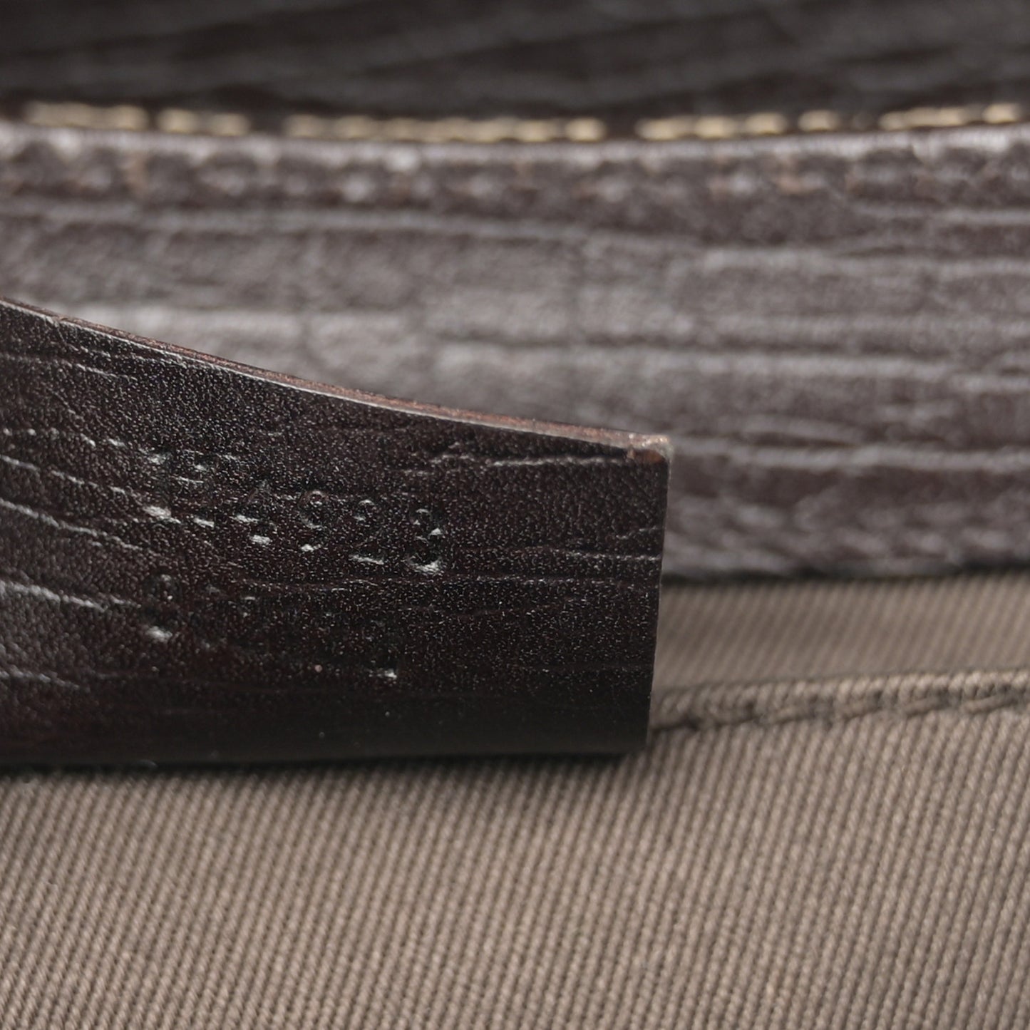 Monogram Horsebit Clutch Dark Brown