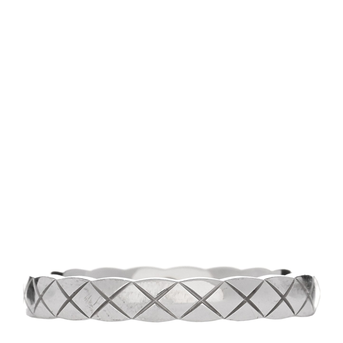 18K White Gold Mini Coco Crush Ring 58 8.25