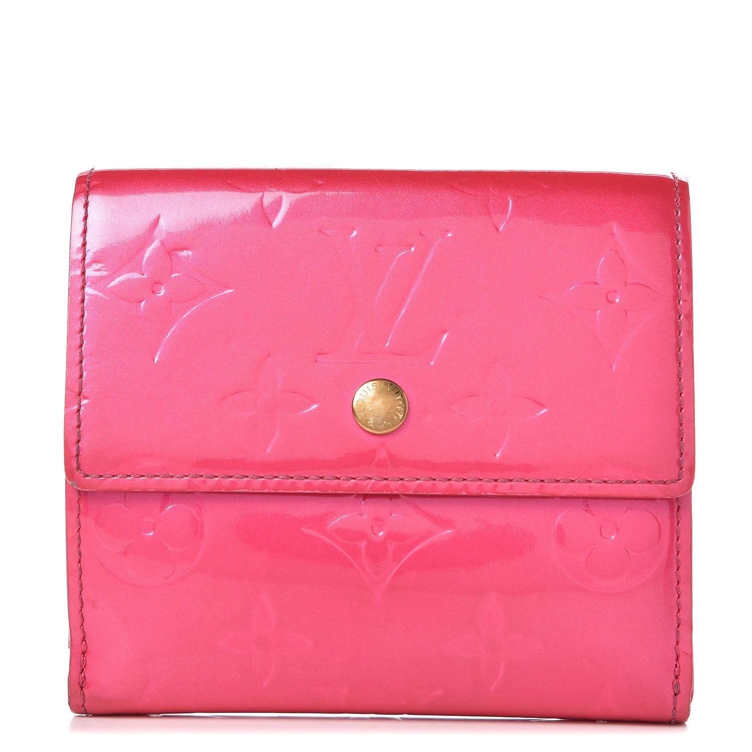 Louis Vuitton Vernis Elise Wallet Fuchsia 1 of 11