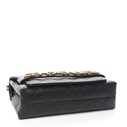 Chanel Calfskin Quilted Enchained Flap Black 4 of 15