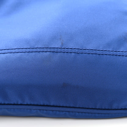Prada Tessuto Nylon Saffiano Flat Messenger Bag Bluette 14 of 15