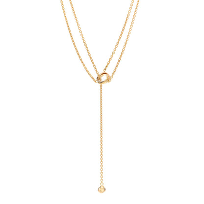 Cartier 18K Pink Yellow White Gold Baby Trinity Pampilles Necklace 1 of 4