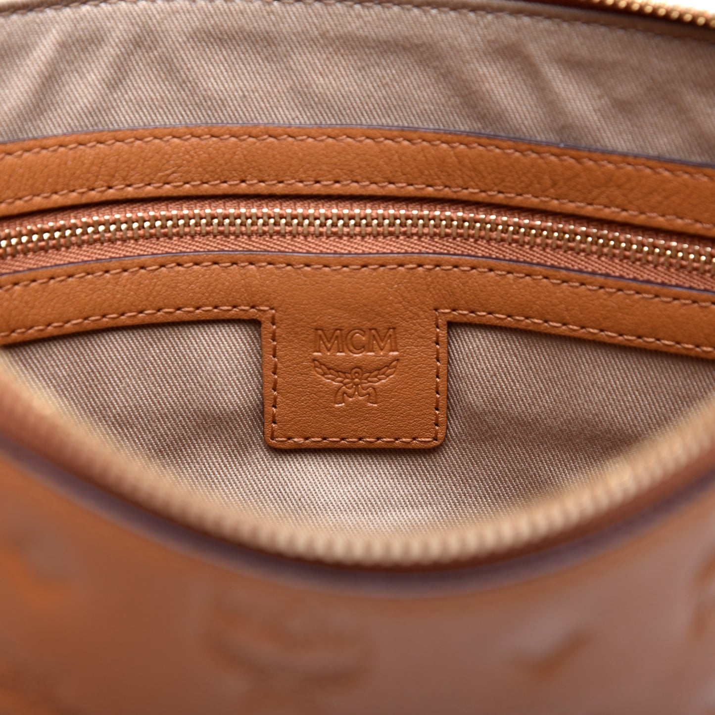 Calfskin Ottomar Crossbody Pouch Cognac