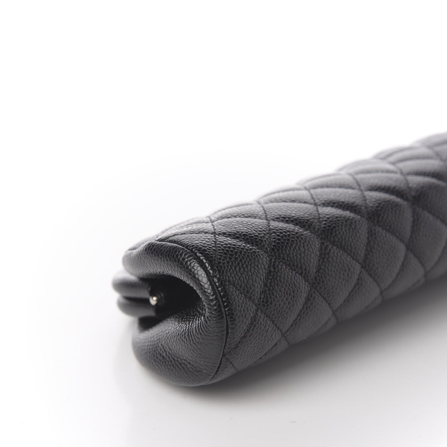 Caviar Quilted Timeless Clutch Black