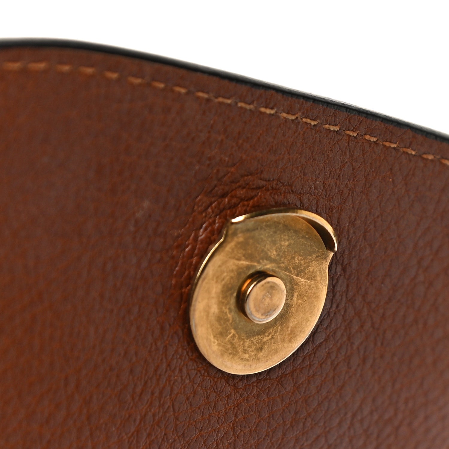 Chloe Calfskin Suede Small Nile Bracelet Bag Caramel 13 of 15