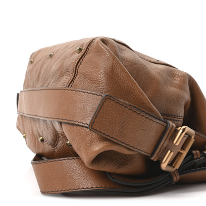 Chloe Grained Calfskin Paddington Tote Tan 10 of 10