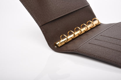 Louis Vuitton Damier Ebene Small Ring Agenda Cover 9 of 11