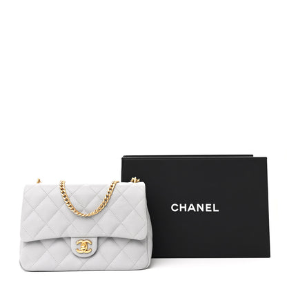 Chanel Caviar Quilted Sweetheart Flap Grey 11 of 11