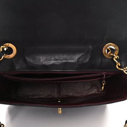 Chanel Lambskin Quilted Single Flap Bag Black 5 of 12