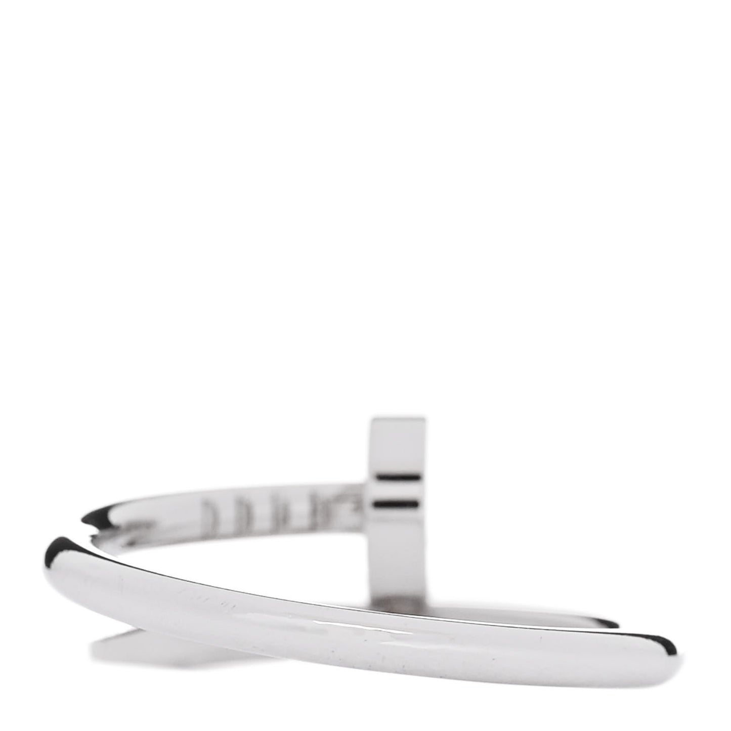 18K White Gold Small Juste Un Clou Ring 49 5