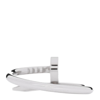 Cartier 18K White Gold Small Juste Un Clou Ring 49 5 3 of 6