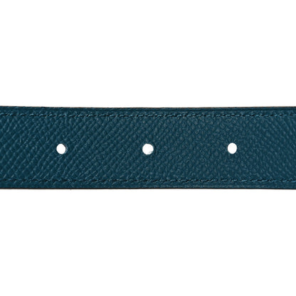 Hermes Epsom Swift 32mm Belt Strap 90 36 Malachite Bleu Saphir 4 of 5