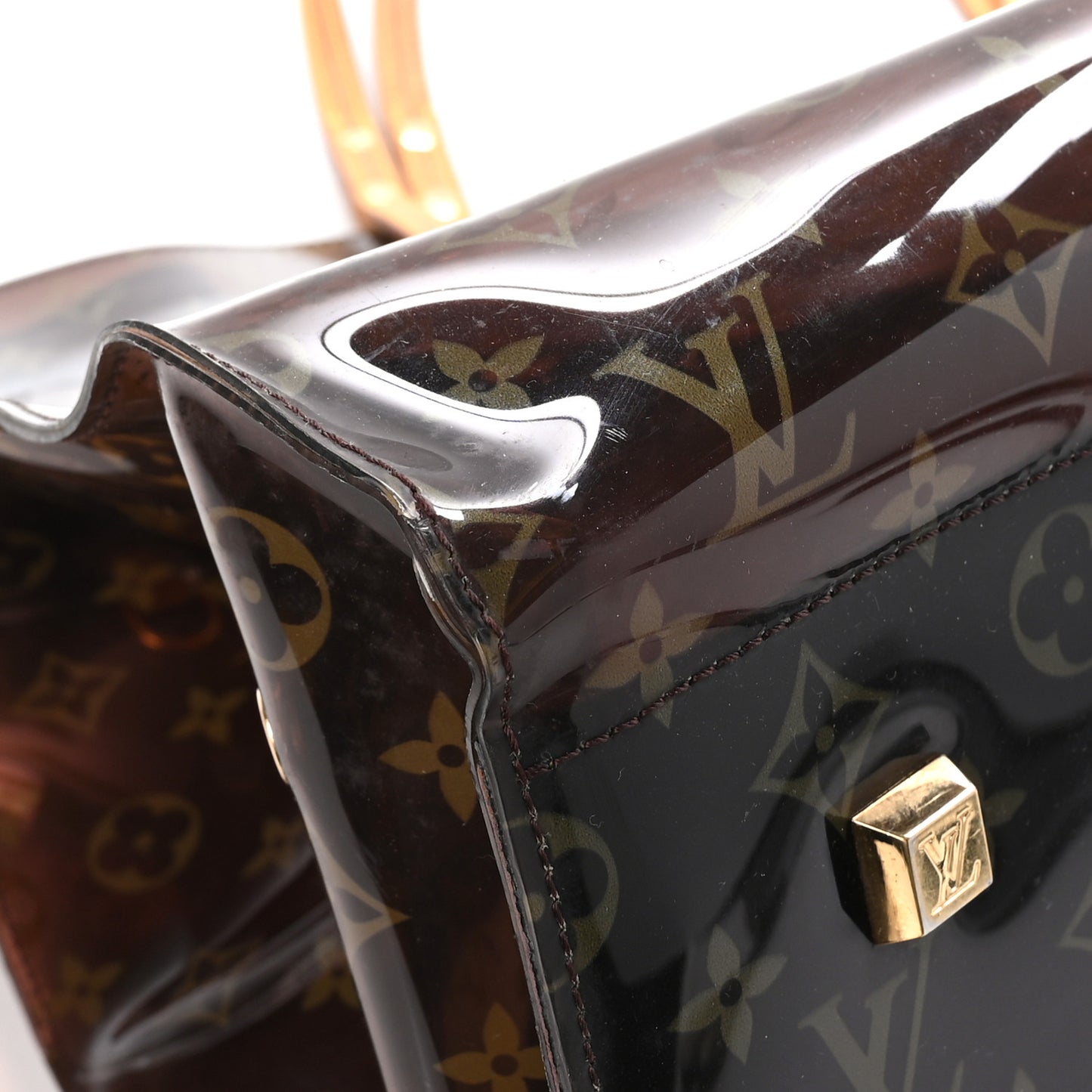 Vinyl Monogram Ambre Sac Cabas GM