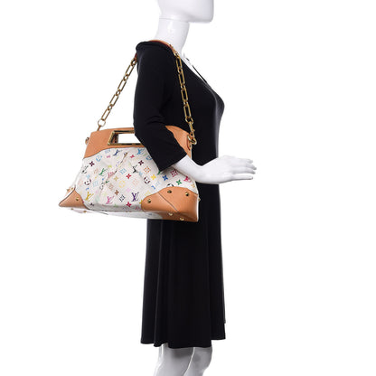 Louis Vuitton Monogram Multicolor Judy GM White 2 of 9