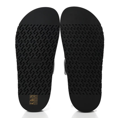 Hermes Nappa Extra Sandals 38 Black 5 of 8
