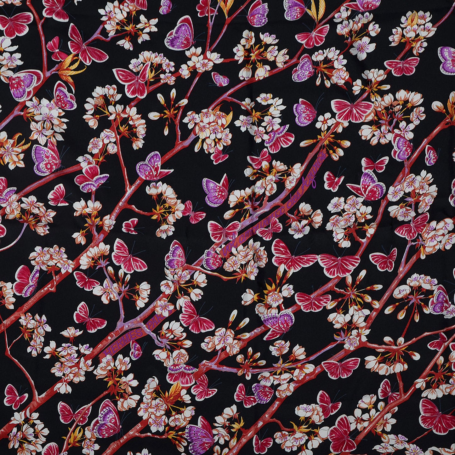 Silk Vol Amoureux des Azures Scarf 90