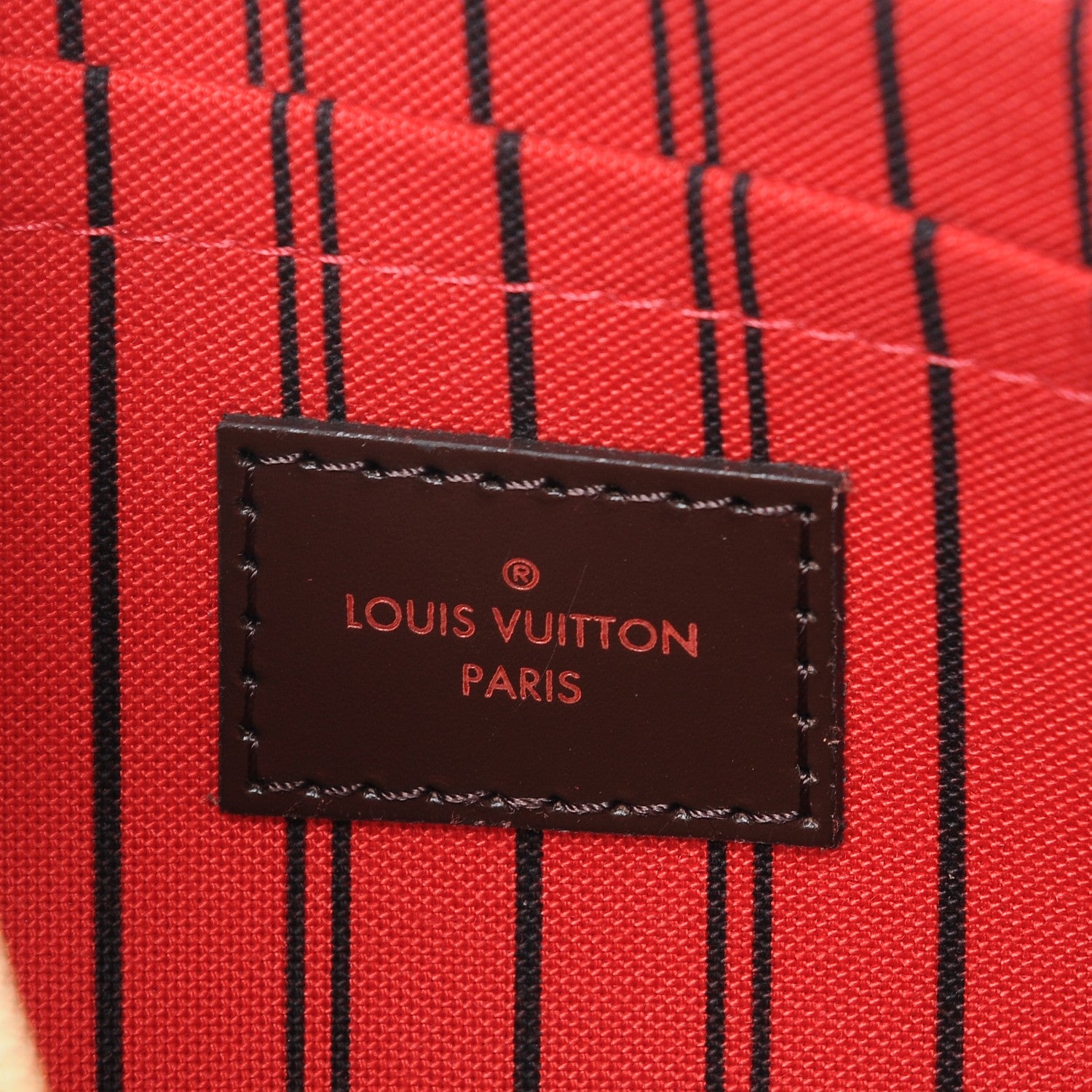 Louis Vuitton Damier Ebene Neverfull MM GM Pochette 6 of 10