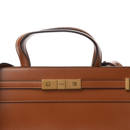 Saint Laurent Calfskin Small Manhattan Shopper Tote Brick 10 of 10