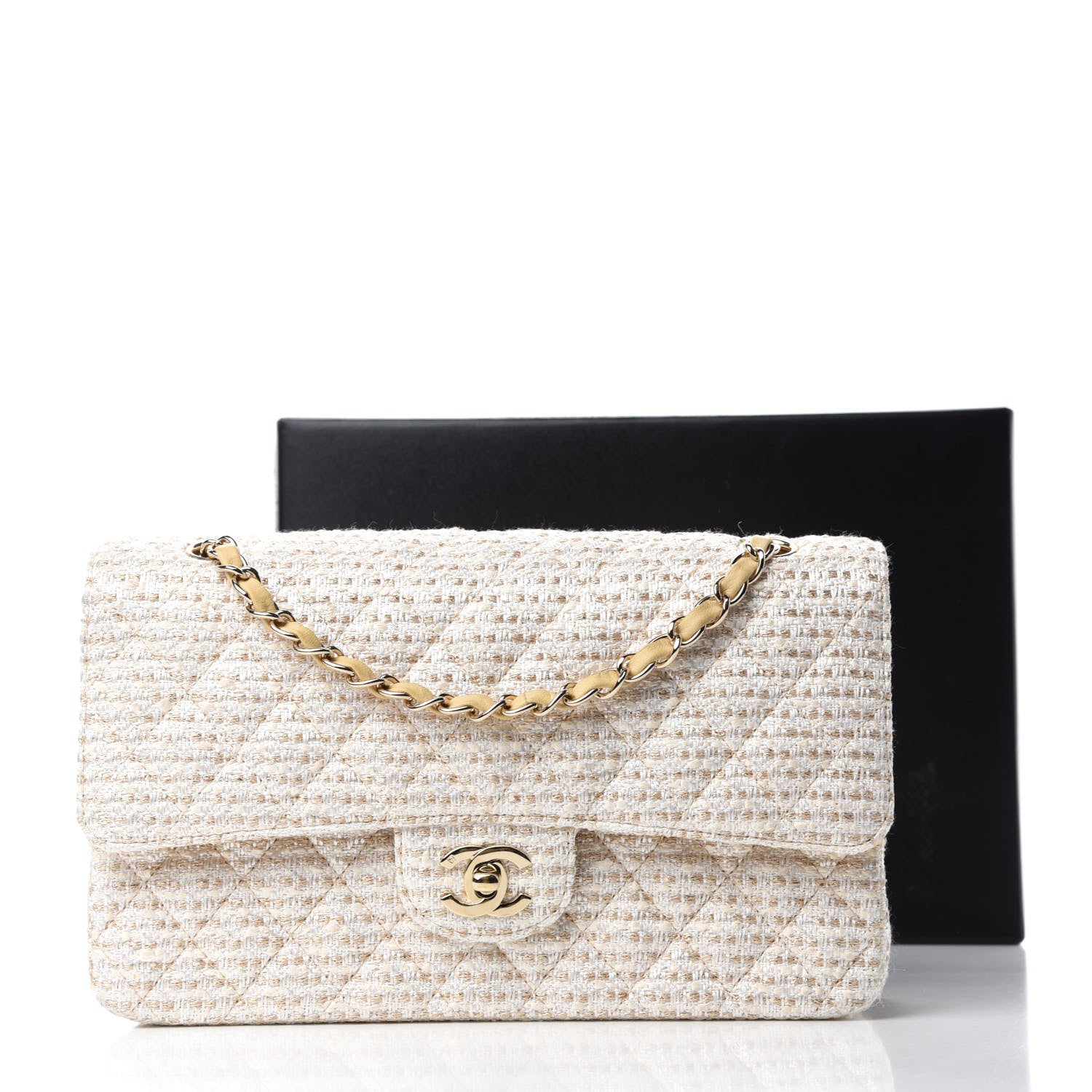 Chanel Tweed Medium Double Flap Multicolor 12 of 12