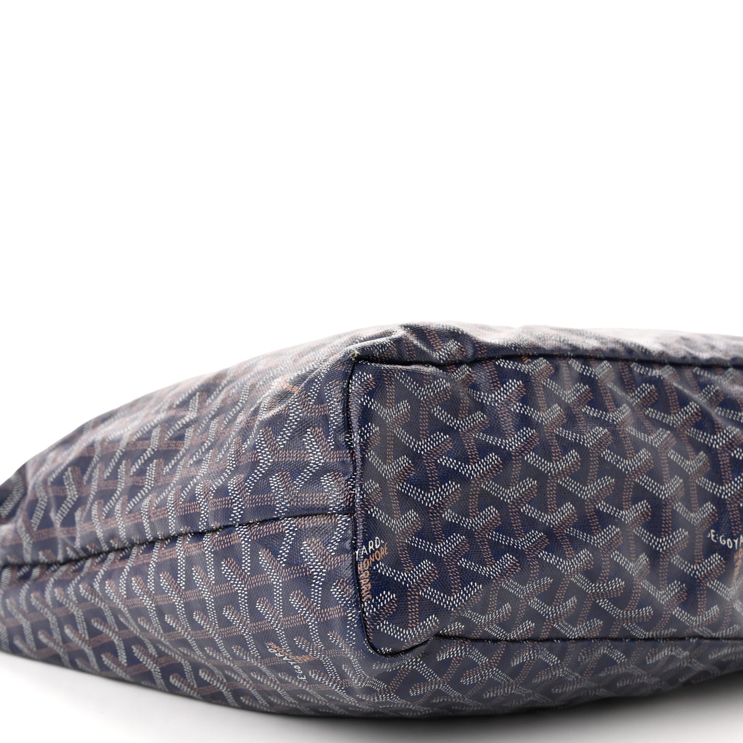 Goyardine Fidji Zip Hobo Navy