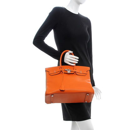 Hermes Epsom Birkin 35 Orange 2 of 37