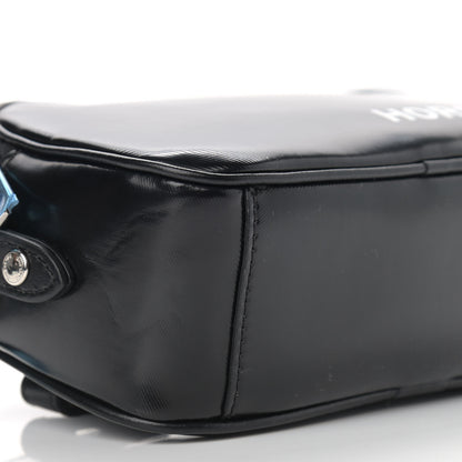 Burberry Coated Canvas Horseferry Print Micro Camera Bag Black 10 of 11