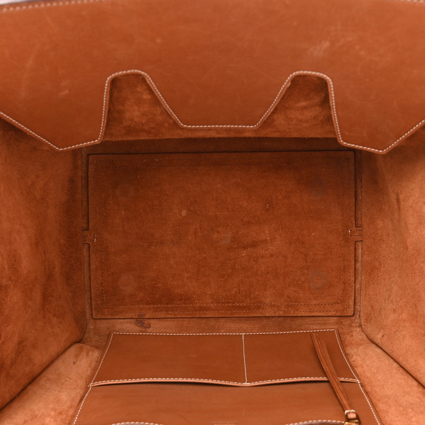 Natural Calfskin Mini Tie Knot Tote Tan