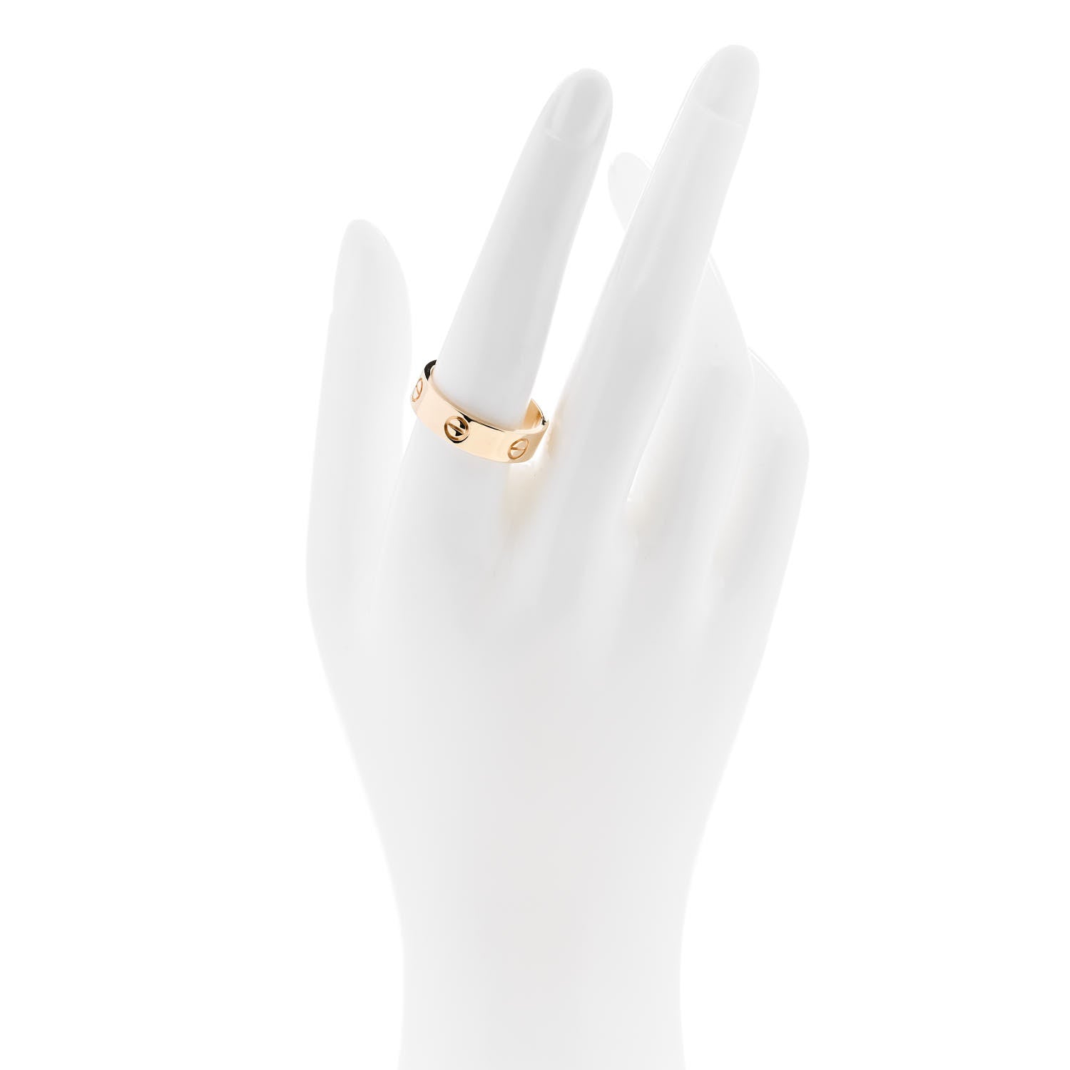 Cartier 18K Yellow Gold 5.5mm LOVE Ring 59 8.75 2 of 5