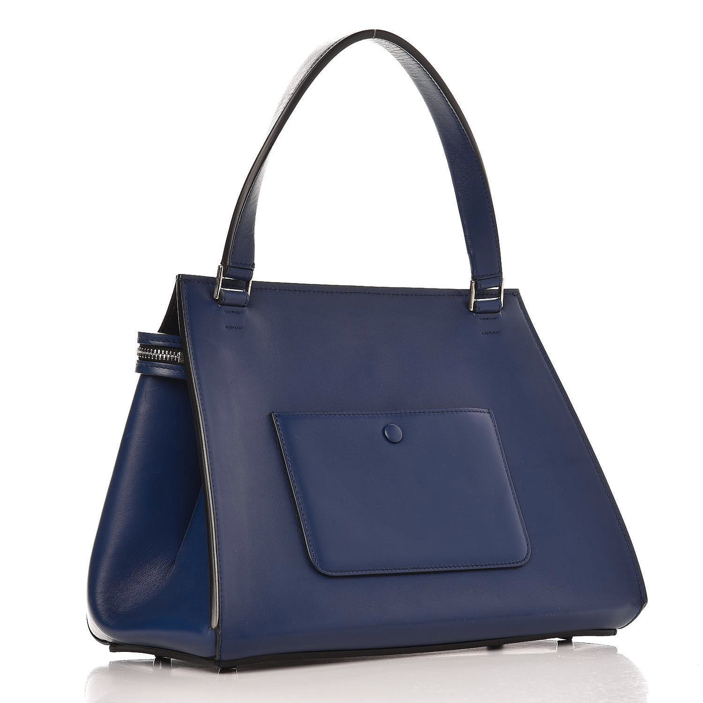 Palmelato Calfskin Small Edge Shoulder Bag Ink