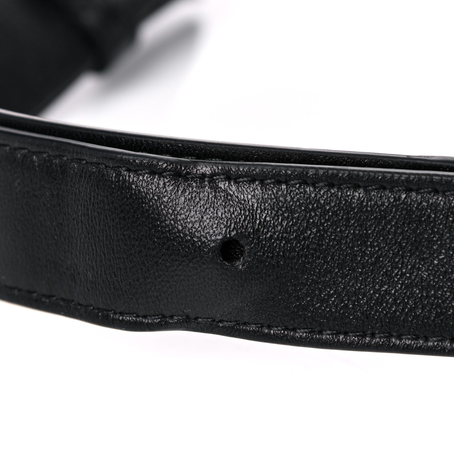 Nappa Maxi Intreccio Padded Cassette Crossbody Bag Black