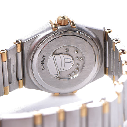 Omega Stainless Steel 18K Yellow Gold 22mm Constellation Quartz Watch Champagne 1262.10 5 of 6
