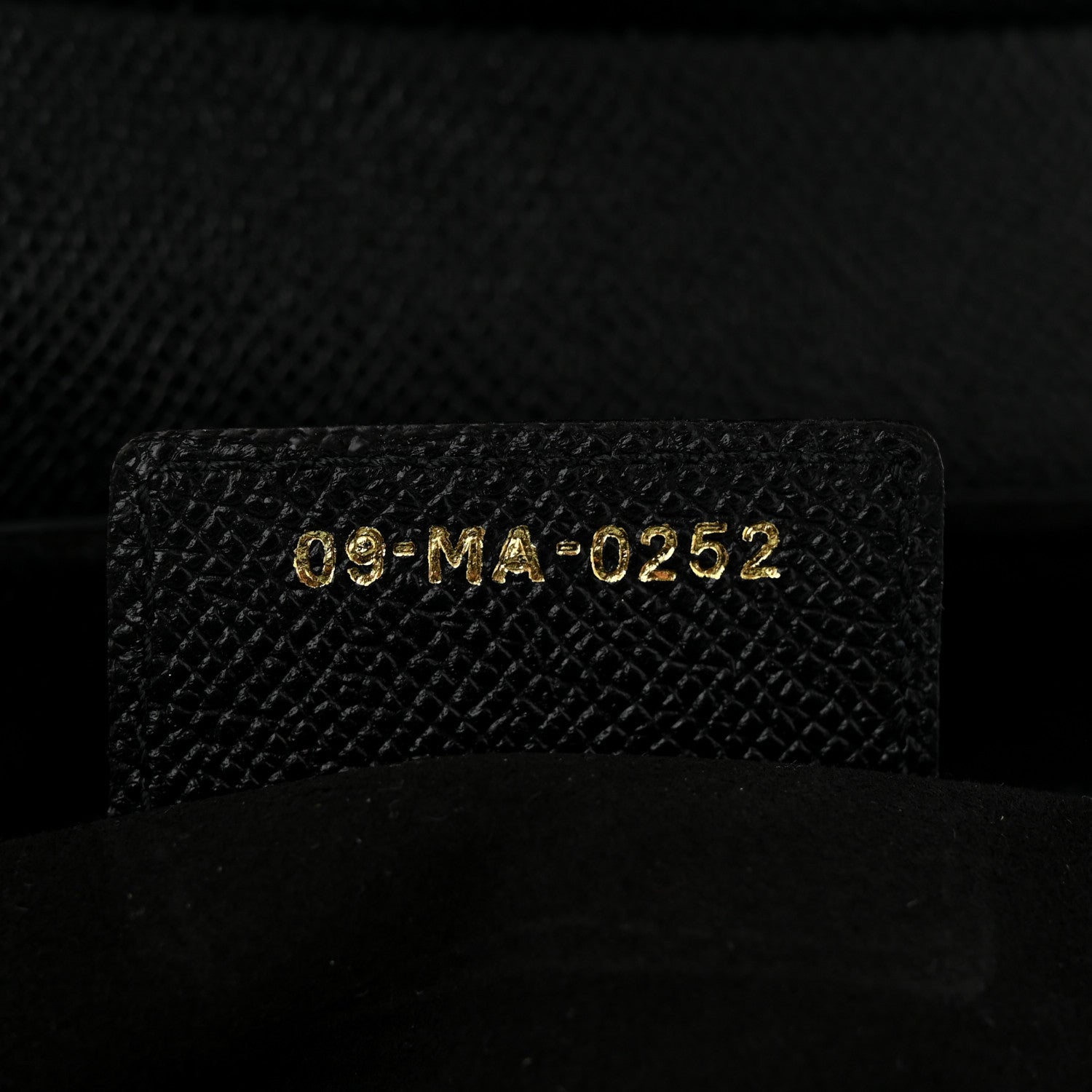 Christian Dior Grained Calfskin Saddle Bag Black 7 of 10