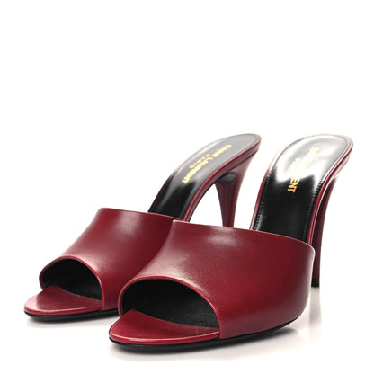 Saint Laurent Lambskin Sexy 95mm Pumps 38.5 Opyum 38 Red 3 of 8