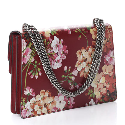 Gucci Calfskin Blooms Print Medium Dionysus Shoulder Bag Romantic Cherry Multicolor 3 of 10