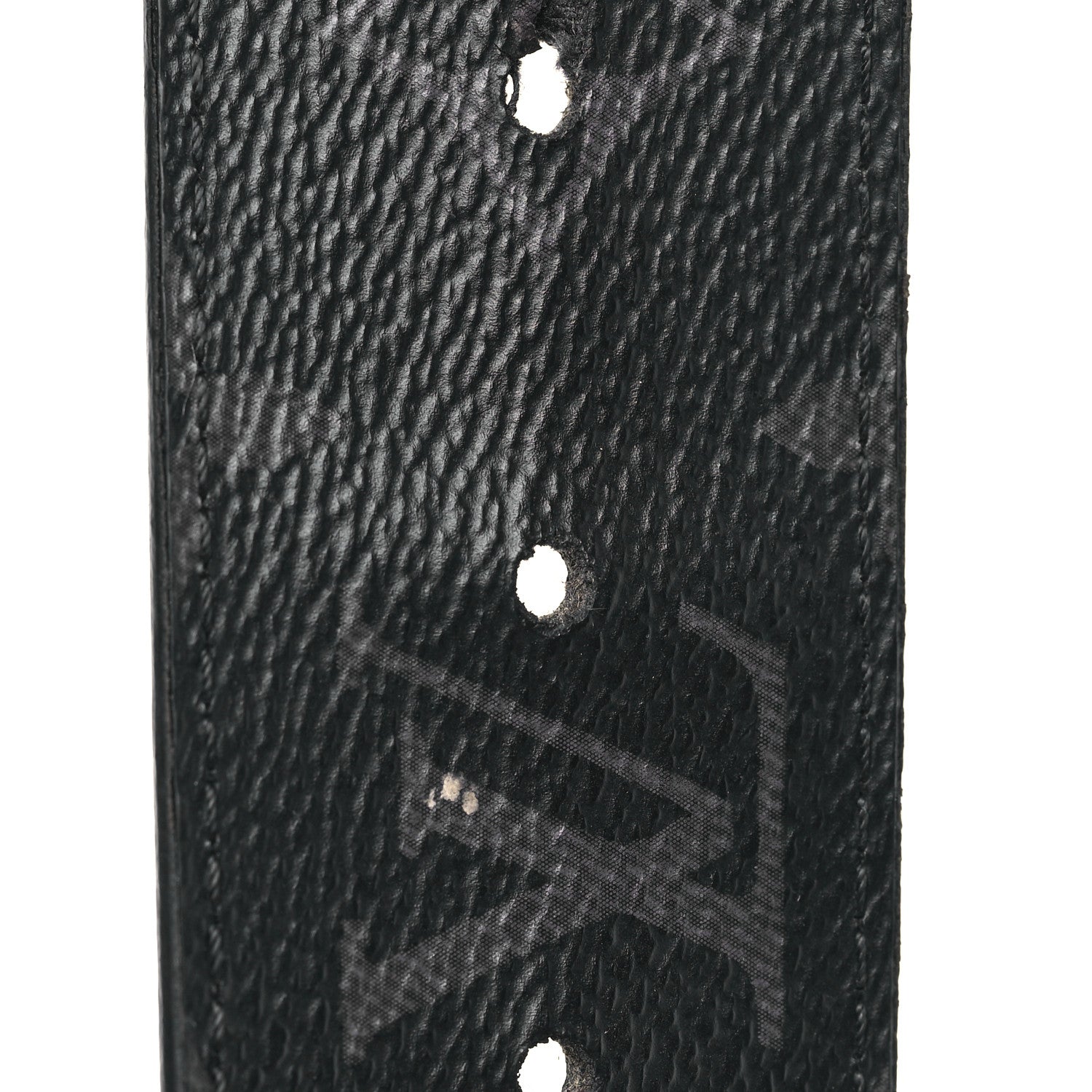 Louis Vuitton Monogram Eclipse Taigarama 40mm LV Initiales Reversible Belt 100 40 Black 6 of 7