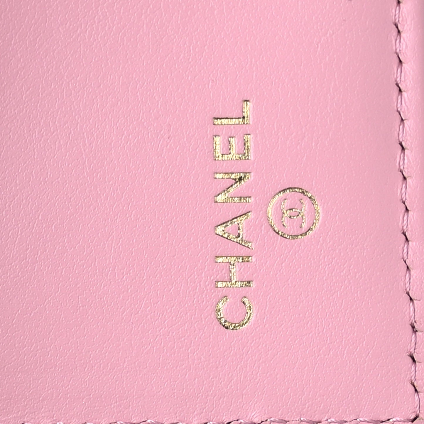 Caviar Quilted Multi Chain CC Compact Bifold Wallet Pink