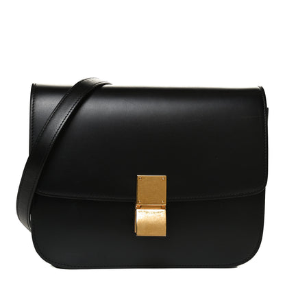 Celine Box Calfskin Medium Classic Box Flap Bag Black 1 of 11